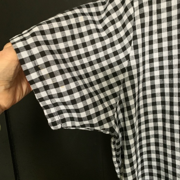 Black and White Gingham Maxi Dress with Design XL - Picture 4 of 8